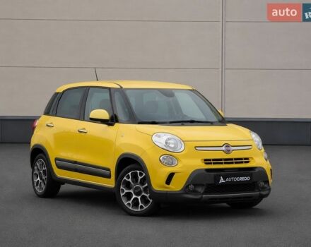 Желтый Фиат 500L, объемом двигателя 1.2 л и пробегом 91 тыс. км за 13900 $, фото 1 на Automoto.ua