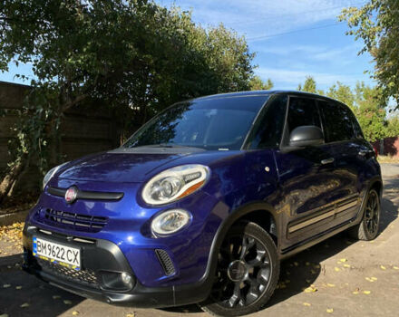 Синий Фиат 500L, объемом двигателя 1.37 л и пробегом 179 тыс. км за 7600 $, фото 2 на Automoto.ua