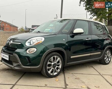 Зеленый Фиат 500L, объемом двигателя 1.37 л и пробегом 91 тыс. км за 10490 $, фото 2 на Automoto.ua