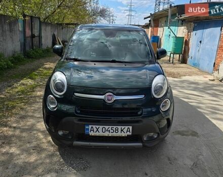 Зеленый Фиат 500L, объемом двигателя 1.37 л и пробегом 108 тыс. км за 9200 $, фото 1 на Automoto.ua