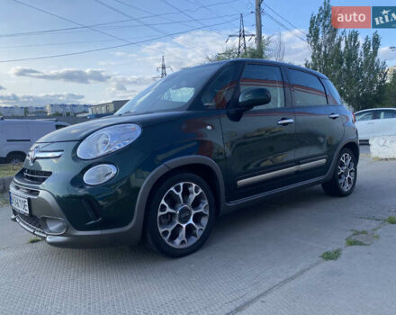 Зеленый Фиат 500L, объемом двигателя 1.37 л и пробегом 107 тыс. км за 9900 $, фото 1 на Automoto.ua