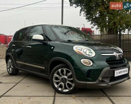 Зеленый Фиат 500L, объемом двигателя 1.37 л и пробегом 91 тыс. км за 10490 $, фото 1 на Automoto.ua