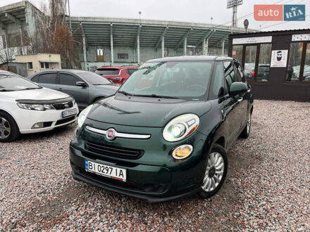 Зеленый Фиат 500L, объемом двигателя 1.4 л и пробегом 194 тыс. км за 7700 $, фото 1 на Automoto.ua
