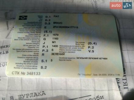 Зелений Фіат Брава, об'ємом двигуна 1.4 л та пробігом 160 тис. км за 2000 $, фото 1 на Automoto.ua