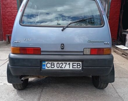 Серый Фиат Чинквеченто, объемом двигателя 0.9 л и пробегом 170 тыс. км за 1200 $, фото 3 на Automoto.ua