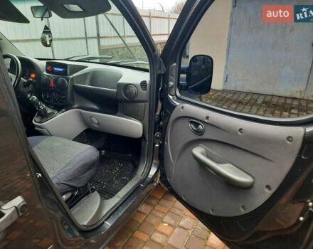 Черный Фиат Добло Панорама, объемом двигателя 1.37 л и пробегом 277 тыс. км за 5000 $, фото 8 на Automoto.ua