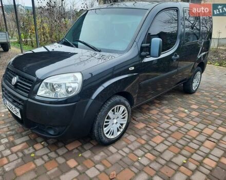 Черный Фиат Добло Панорама, объемом двигателя 1.37 л и пробегом 277 тыс. км за 5000 $, фото 1 на Automoto.ua