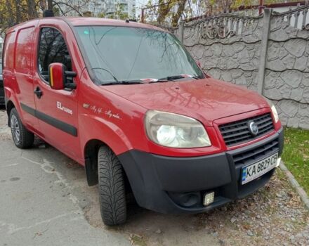 Красный Фиат Добло груз., объемом двигателя 1.4 л и пробегом 340 тыс. км за 4000 $, фото 1 на Automoto.ua