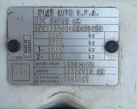 Білий Фіат Добло пас., об'ємом двигуна 1.3 л та пробігом 267 тис. км за 3700 $, фото 4 на Automoto.ua