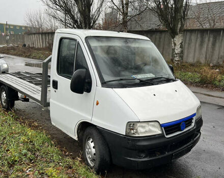 Белый Фиат Дукато, объемом двигателя 2.3 л и пробегом 393 тыс. км за 7000 $, фото 1 на Automoto.ua