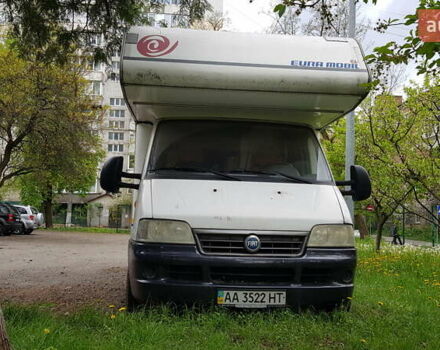 Белый Фиат Дукато, объемом двигателя 2.4 л и пробегом 186 тыс. км за 19000 $, фото 1 на Automoto.ua