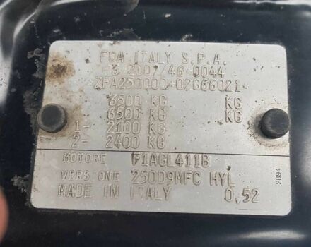 Білий Фіат Дукато, об'ємом двигуна 2.3 л та пробігом 244 тис. км за 16100 $, фото 17 на Automoto.ua