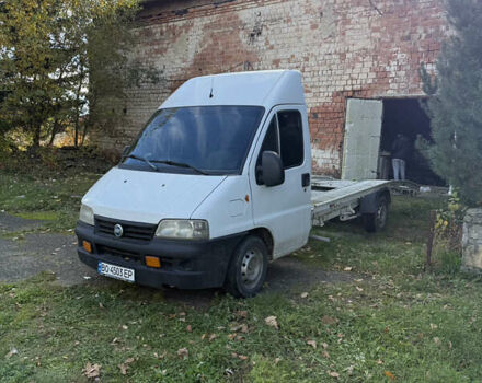 Белый Фиат Дукато, объемом двигателя 2.8 л и пробегом 370 тыс. км за 5500 $, фото 1 на Automoto.ua
