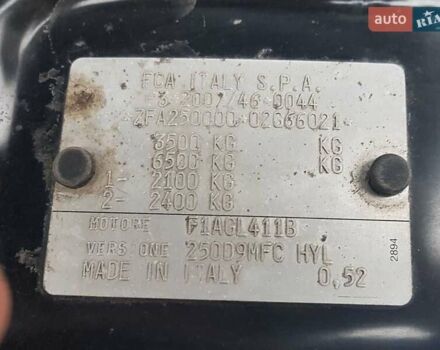 Білий Фіат Дукато, об'ємом двигуна 2.3 л та пробігом 244 тис. км за 16100 $, фото 16 на Automoto.ua