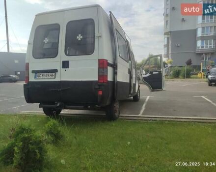 Белый Фиат Дукато, объемом двигателя 2.8 л и пробегом 390 тыс. км за 3960 $, фото 1 на Automoto.ua