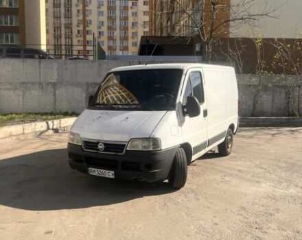 Белый Фиат Дукато, объемом двигателя 2.8 л и пробегом 379 тыс. км за 2500 $, фото 1 на Automoto.ua
