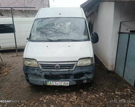 Белый Фиат Дукато, объемом двигателя 2.8 л и пробегом 350 тыс. км за 1300 $, фото 1 на Automoto.ua