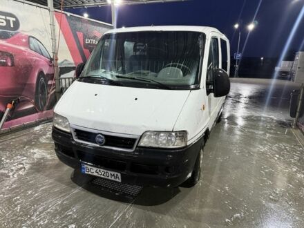 Белый Фиат Дукато, объемом двигателя 2.3 л и пробегом 328 тыс. км за 2976 $, фото 1 на Automoto.ua