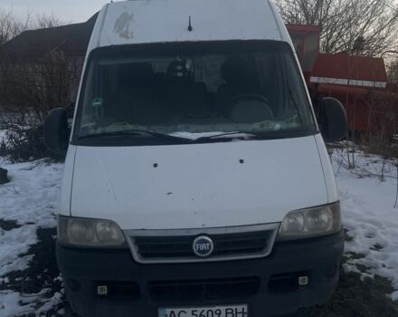 Белый Фиат Дукато, объемом двигателя 2.8 л и пробегом 300 тыс. км за 4400 $, фото 1 на Automoto.ua