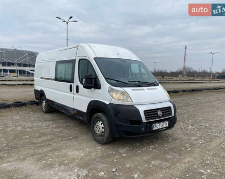 Белый Фиат Дукато, объемом двигателя 3 л и пробегом 300 тыс. км за 5800 $, фото 1 на Automoto.ua