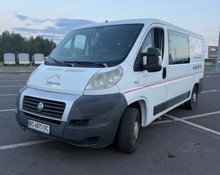 Белый Фиат Дукато, объемом двигателя 2.3 л и пробегом 345 тыс. км за 6000 $, фото 1 на Automoto.ua