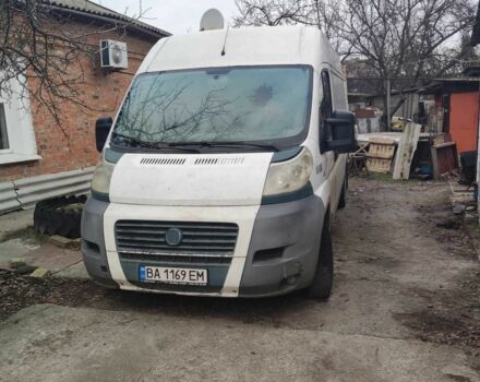 Белый Фиат Дукато, объемом двигателя 2.3 л и пробегом 323 тыс. км за 9000 $, фото 1 на Automoto.ua