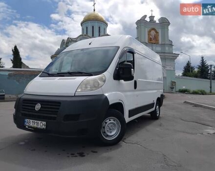 Белый Фиат Дукато, объемом двигателя 2.2 л и пробегом 386 тыс. км за 7400 $, фото 1 на Automoto.ua