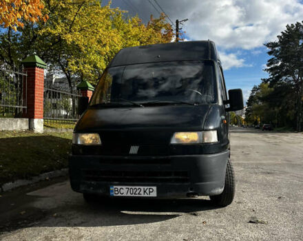 Черный Фиат Дукато, объемом двигателя 2.5 л и пробегом 388 тыс. км за 2900 $, фото 1 на Automoto.ua