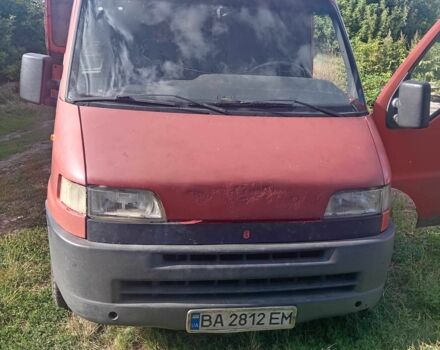 Красный Фиат Дукато, объемом двигателя 2.8 л и пробегом 430 тыс. км за 2300 $, фото 1 на Automoto.ua