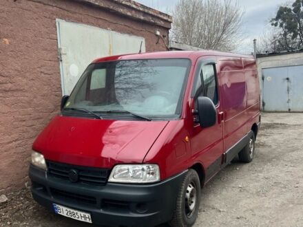 Красный Фиат Дукато, объемом двигателя 2.8 л и пробегом 230 тыс. км за 3750 $, фото 1 на Automoto.ua