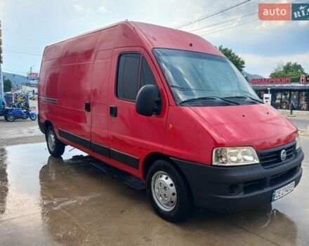 Красный Фиат Дукато, объемом двигателя 2.3 л и пробегом 570 тыс. км за 4500 $, фото 1 на Automoto.ua