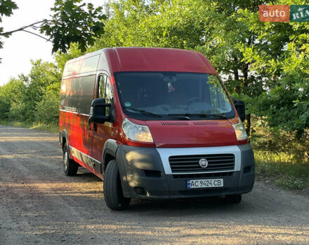 Красный Фиат Дукато, объемом двигателя 3 л и пробегом 640 тыс. км за 11500 $, фото 1 на Automoto.ua