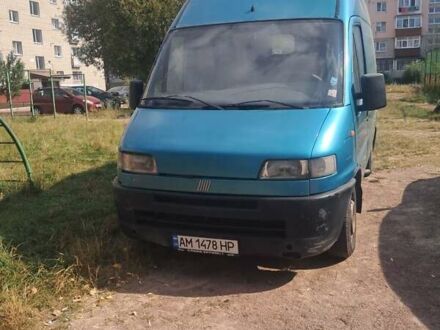 Зеленый Фиат Дукато, объемом двигателя 2.5 л и пробегом 100 тыс. км за 2399 $, фото 1 на Automoto.ua