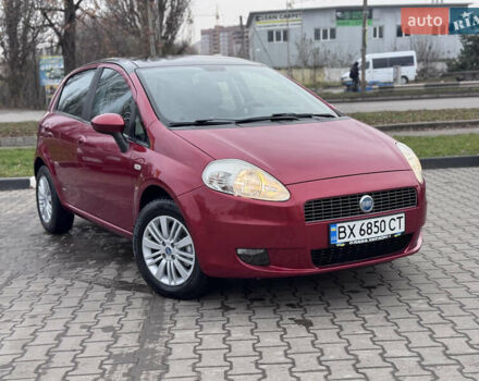 Красный Фиат Гранде Пунто, объемом двигателя 1.4 л и пробегом 236 тыс. км за 4700 $, фото 7 на Automoto.ua