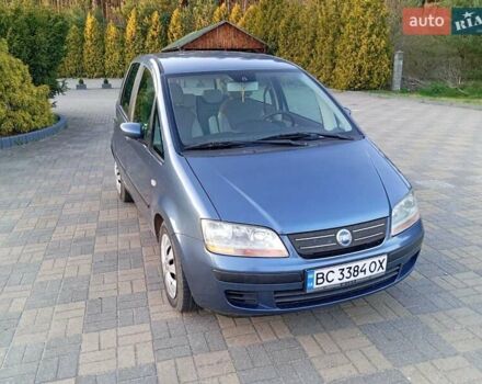 Синий Фиат Идея, объемом двигателя 1.91 л и пробегом 215 тыс. км за 3450 $, фото 1 на Automoto.ua