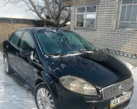 Черный Фиат Линеа, объемом двигателя 1.4 л и пробегом 230 тыс. км за 2500 $, фото 1 на Automoto.ua