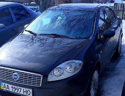 Черный Фиат Линеа, объемом двигателя 1.4 л и пробегом 210 тыс. км за 3200 $, фото 1 на Automoto.ua