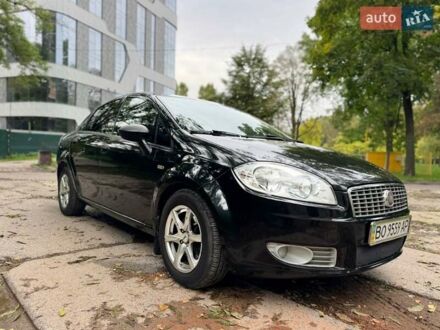 Черный Фиат Линеа, объемом двигателя 1.37 л и пробегом 185 тыс. км за 4800 $, фото 1 на Automoto.ua