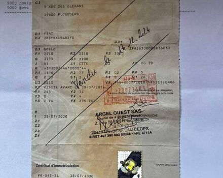 Белый Фиат Добло, объемом двигателя 1.6 л и пробегом 129 тыс. км за 16000 $, фото 26 на Automoto.ua