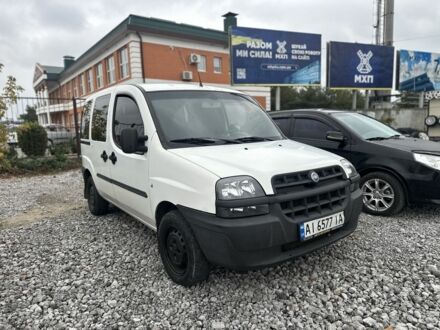 Белый Фиат Добло, объемом двигателя 1.9 л и пробегом 270 тыс. км за 3950 $, фото 1 на Automoto.ua