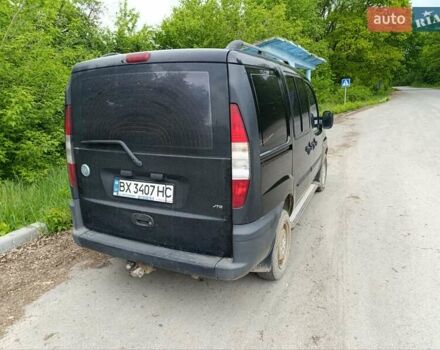 Черный Фиат Добло, объемом двигателя 1.9 л и пробегом 370 тыс. км за 4200 $, фото 5 на Automoto.ua