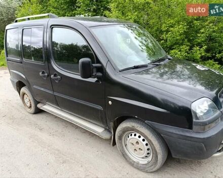 Черный Фиат Добло, объемом двигателя 1.9 л и пробегом 370 тыс. км за 4200 $, фото 3 на Automoto.ua