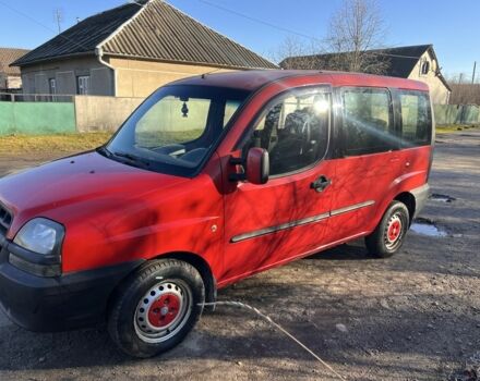 Красный Фиат Добло, объемом двигателя 1.9 л и пробегом 215 тыс. км за 2150 $, фото 5 на Automoto.ua