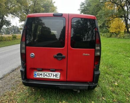 Фіат Добло 2002 у Андрушевке на Automoto.ua Червоний Фіат Добло, об'ємом двигуна 1.9 л та пробігом 300 тис. км за 3300 $, фото 3 на Automoto.ua