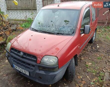 Красный Фиат Добло, объемом двигателя 1.91 л и пробегом 330 тыс. км за 3800 $, фото 1 на Automoto.ua
