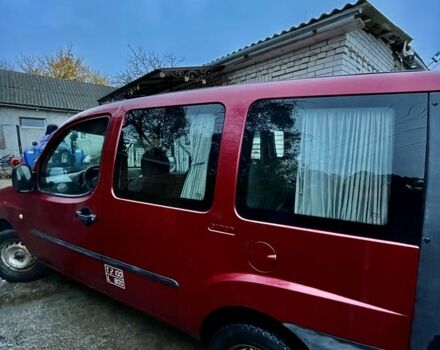 Красный Фиат Добло, объемом двигателя 1.3 л и пробегом 2 тыс. км за 4600 $, фото 3 на Automoto.ua