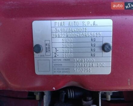 Красный Фиат Добло, объемом двигателя 1.37 л и пробегом 139 тыс. км за 5500 $, фото 7 на Automoto.ua
