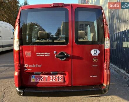 Красный Фиат Добло, объемом двигателя 1.9 л и пробегом 189 тыс. км за 5600 $, фото 9 на Automoto.ua