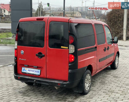 Красный Фиат Добло, объемом двигателя 1.4 л и пробегом 271 тыс. км за 3800 $, фото 4 на Automoto.ua