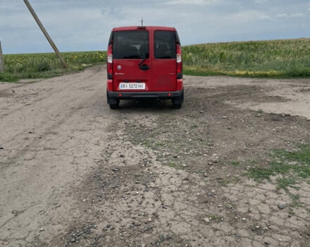 Красный Фиат Добло, объемом двигателя 1.3 л и пробегом 200 тыс. км за 6000 $, фото 1 на Automoto.ua
